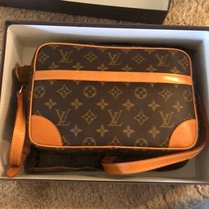 Louis Vuitton satchel and wallet